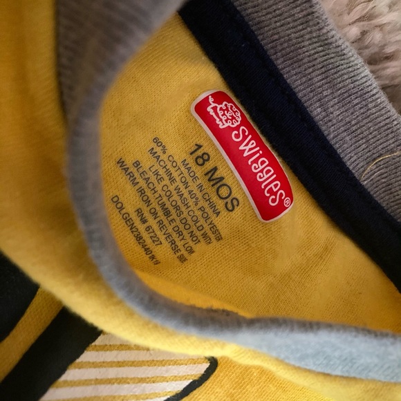 Toddler Yellow Graphics T-Shirt - Picture 2 of 2